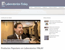 Tablet Screenshot of labfinlay.com